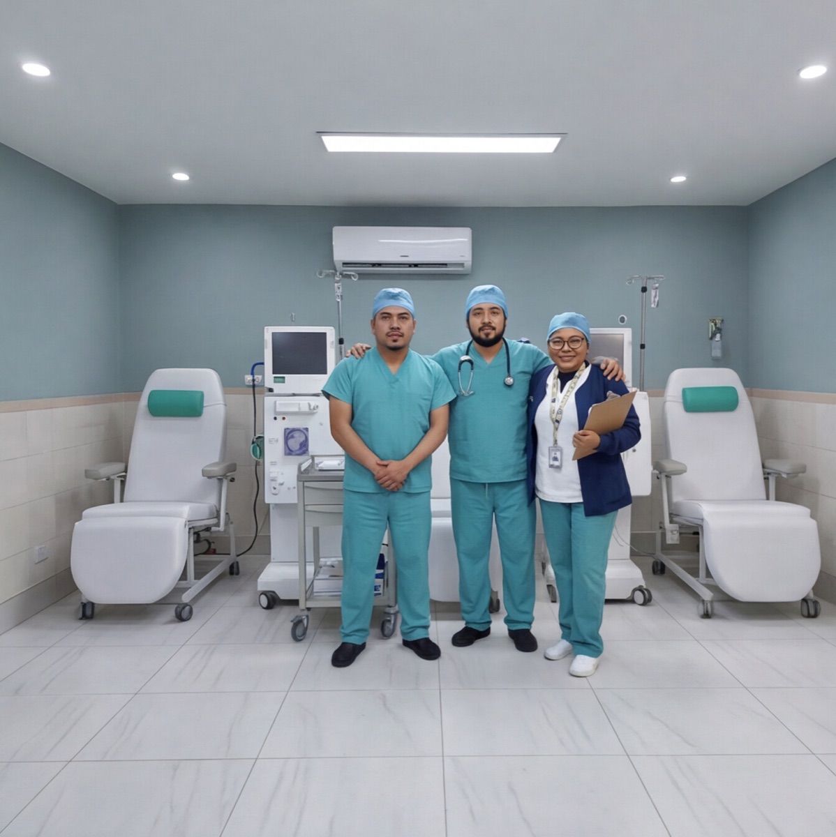 Consulta de nefrología en Clínica Bital, Mérida, para diagnóstico y seguimiento de enfermedad renal crónica